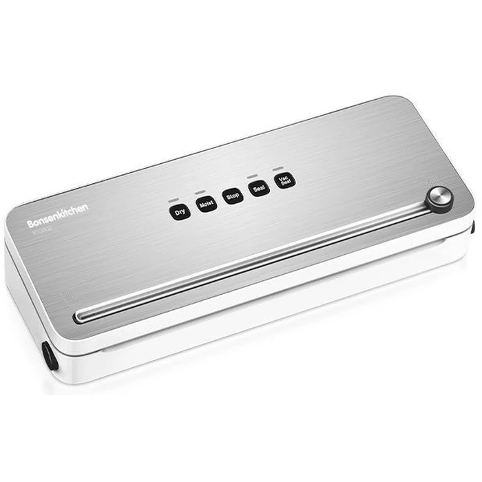 Bonsenkitchen Food Vacuum Sealer Machine VS3802 - Stainless Steel/White by Bonsenkitchen - Refurbished - Excellent condition - US$35.78