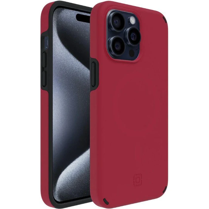 Incipio Duo MagSafe Phone Case for iPhone 15 Pro Max - Crimson/Black by Incipio - Image 2