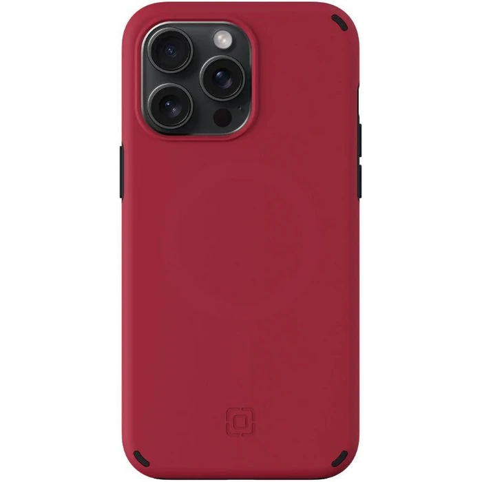 Incipio Duo MagSafe Phone Case for iPhone 15 Pro Max - Crimson/Black by Incipio - Image 4