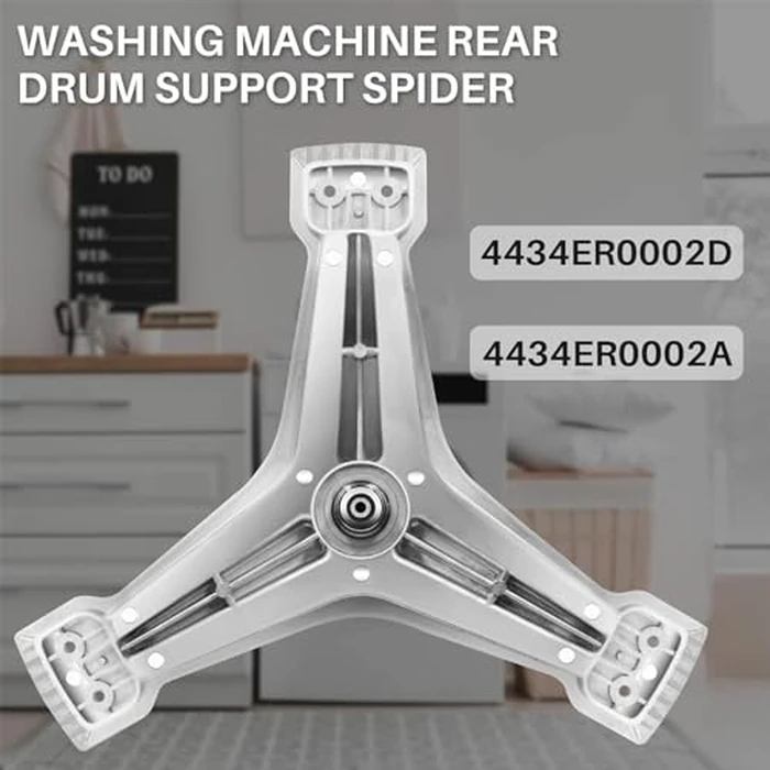 4434ER0002D 4434ER0002A Washer Spinner Support - Replacement for L-G Ken-more Washing Machine - Rear Drum Support Spider Replaces 4434ER0002B 4434ER0002E AP5592038 by WOFUNPART - Image 2