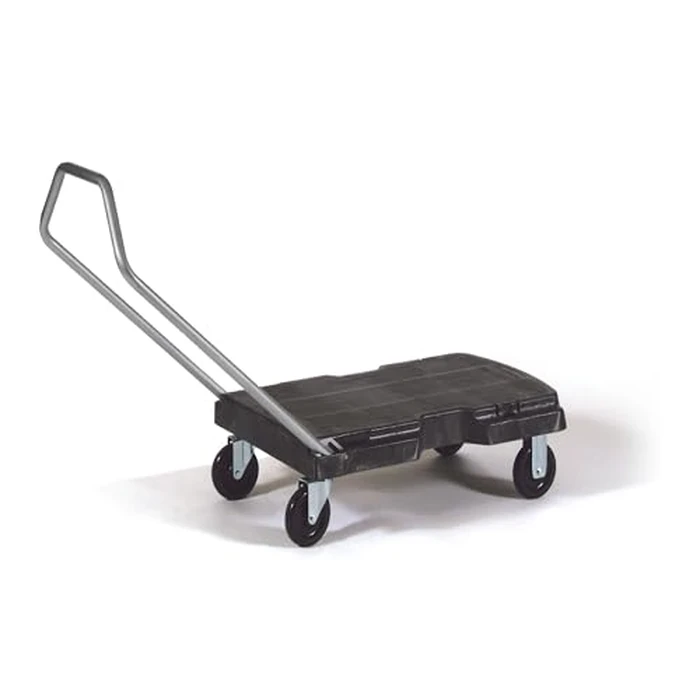 Rubbermaid Commercial Products Triple Trolley Folding Handle Dolly/Cart/Platform Truck with wheels, 500 lbs Capacity, for Moving/Warehouse/Office by Rubbermaid Commercial Products - Image 4