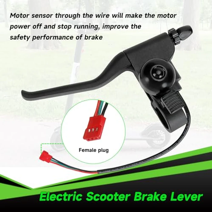 XIKOBY Universal Left Brake Handle Lever & Brake Cable Compatible with GOTRAX GXL V2 Electric Scooter Apex Pro XL Rival XR Elite E-Scooter Replacement Parts Accessories by XIKOBY - Image 3