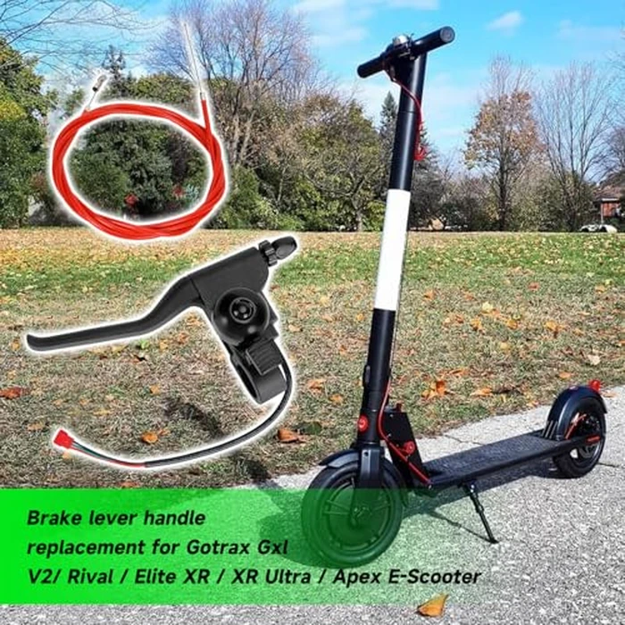 XIKOBY Universal Left Brake Handle Lever & Brake Cable Compatible with GOTRAX GXL V2 Electric Scooter Apex Pro XL Rival XR Elite E-Scooter Replacement Parts Accessories by XIKOBY - Image 4