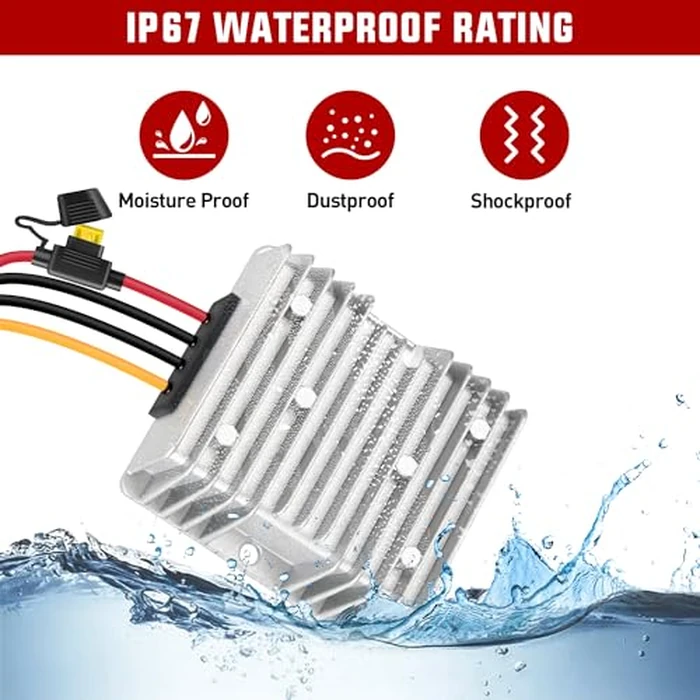 Nilight 48V 36V to 12V Voltage Converter 240W 20A Regulator Step Down to 12VDC Waterproof DC Convert Reducer Power Supply Transformer Module for Golf Cart Scooters by Nilight - Image 4