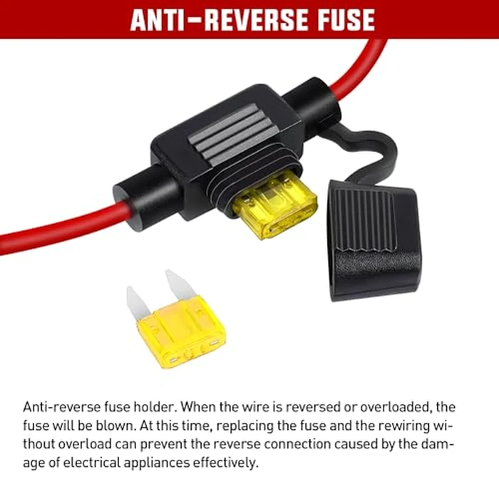 Nilight 48V 36V to 12V Voltage Converter 240W 20A Regulator Step Down to 12VDC Waterproof DC Convert Reducer Power Supply Transformer Module for Golf Cart Scooters by Nilight - Image 7