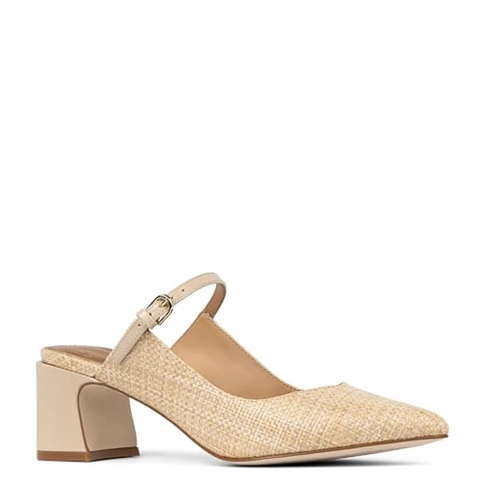 Donald Pliner Women's Valentin Pump Slide,Size 8.5 in Natural Jute, Comfortable & Classy Dressy Heels for Women, Everyday Essential Ladies Footwear for Office Work, Business, Events by Donald J Pliner - Image 3