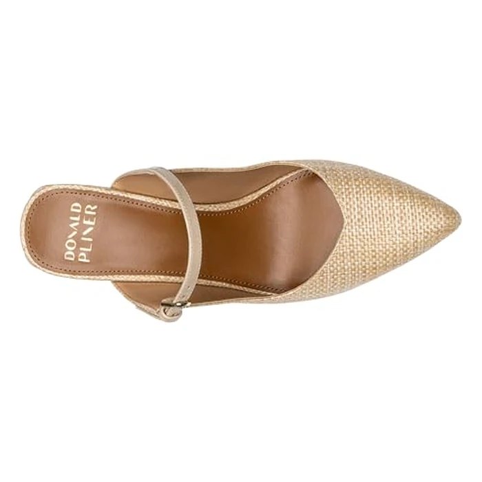 Donald Pliner Women's Valentin Pump Slide,Size 8.5 in Natural Jute, Comfortable & Classy Dressy Heels for Women, Everyday Essential Ladies Footwear for Office Work, Business, Events by Donald J Pliner - Image 6