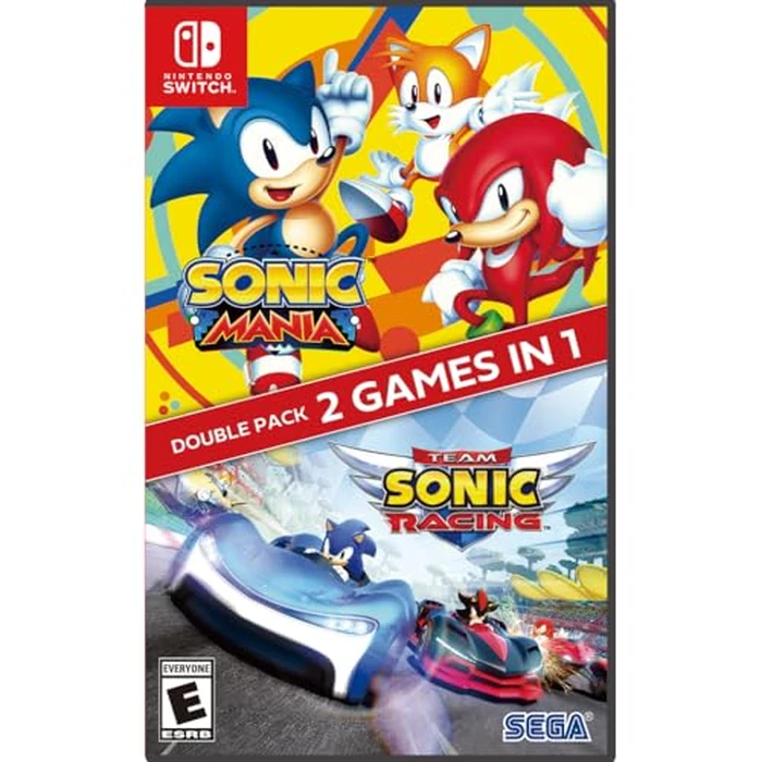 Sonic Mania + Team Sonic Racing Double Pack - Nintendo Switch by SEGA - Used - Good condition