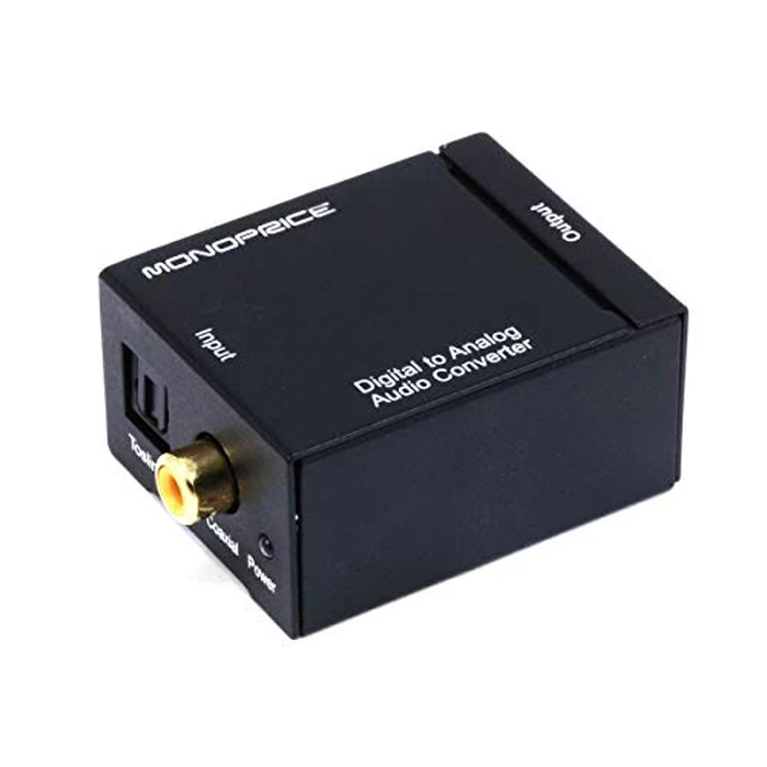 Monoprice Digital Coax & Optical Toslink to R/L Stereo Audio Converter by Monoprice - Used - Like New condition - US$6.73