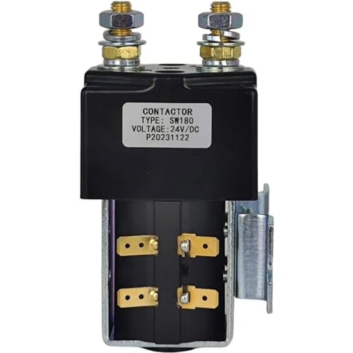 XYZIL 24V 180A SW180 DC Drive Contactor 74266GT 74267GT Compatible with Genie Lift QS-12R QS-15R QS-20R GS-2046 GS-2646 GS1530 GS1930 GS1932 Z-30/20N Z-34/22N Z-40/23N Z-45/25 Compatible with Albright by XYZIL - Used - Acceptable condition - CA$16.76