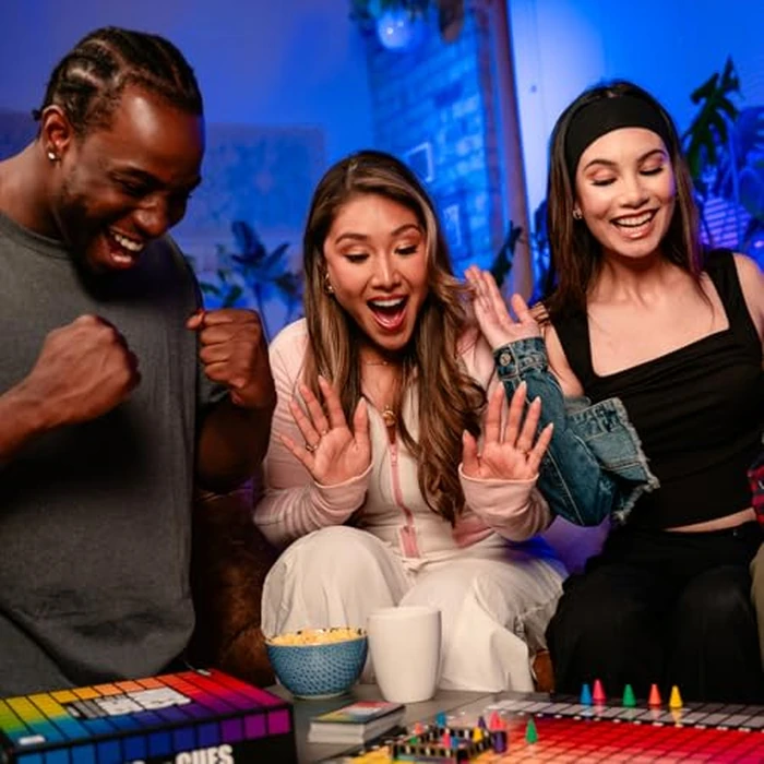 HUES and CUES - Vibrant Color Guessing Board Game for 3-10 Players Ages 8+, Connect Clues and Guess from 480 Color Squares by USAOPOLY - Image 8