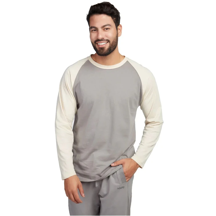 Hoseg Men's Long Sleeve T-Shirt (L) - Greyhound & Artic Wolf by Hoseg - Image 2