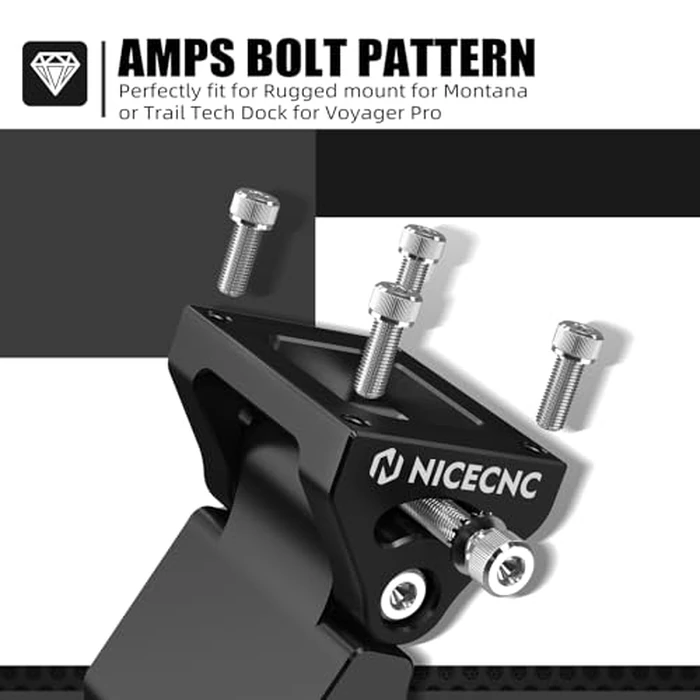 Angle Adjustable GPS Phone Mount Compatible with K-T-M 390 Adventure 2020-2023,790 890 Adventure R/S/Rally 2019-2022, Compatible with Husqvarna Norden 901 2022-2023, Black by NICECNC - Image 3