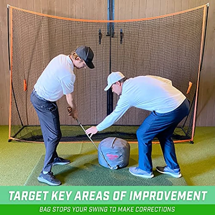GoSports Golf Swing Impact Bag Trainer - Fix Slice & Hook, Improve Ball Striking & Compression, Golf Swing Trainer Aid for Proper Impact Position, Indoor & Outdoor Practice by GoSports - Image 4