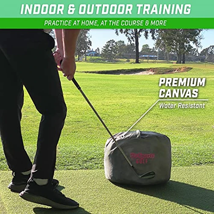 GoSports Golf Swing Impact Bag Trainer - Fix Slice & Hook, Improve Ball Striking & Compression, Golf Swing Trainer Aid for Proper Impact Position, Indoor & Outdoor Practice by GoSports - Image 5
