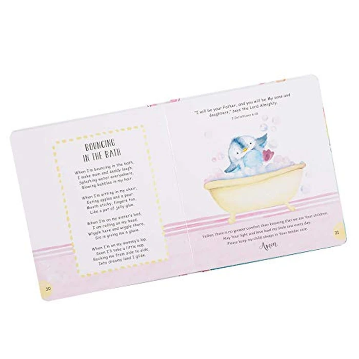 My LullaBible for Girls | Collection of 24 Lullabies for Baby Girls with Scripture | Padded Hardcover Gift Book for Parents, Ages 0-3 by Christian Art Kids - Image 4