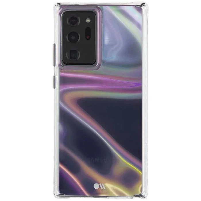 Case-Mate Soap Bubble Phone Case for Galaxy Note20 Ultra 5G - Iridescent Swirl by Case-Mate - Refurbished - Brand New condition