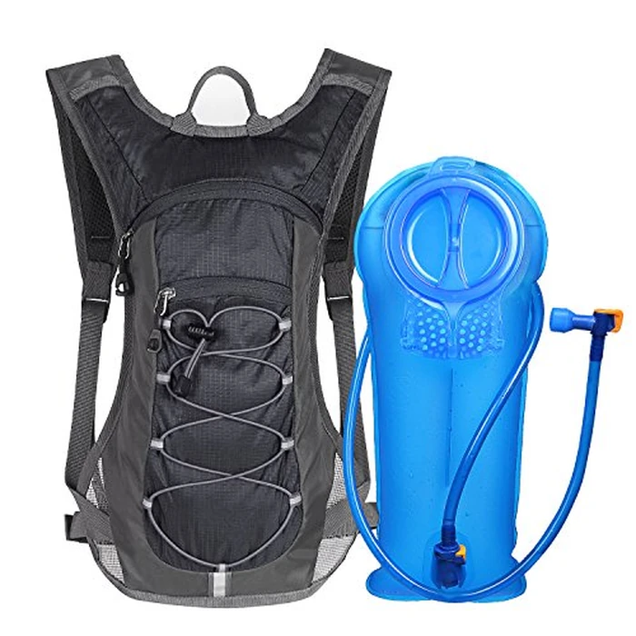 Unigear Hydration Pack Backpack with 70 oz 2L Water Bladder for Running, Hiking, Cycling, Climbing, Camping, Biking (Black) by Unigear - Used - Very Good condition - CA$26.09