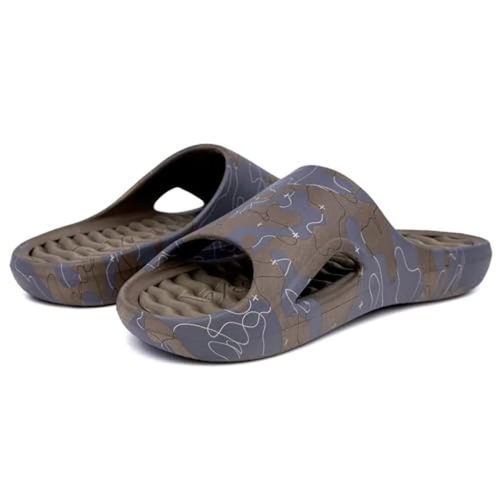 Nautica Men's Athletic Slides Sport Shower Sandals for Indoor & Outdoor - Lightweight, Durable and Comfortable-Kyan-Camo-Size 11 by Nautica - Image 6