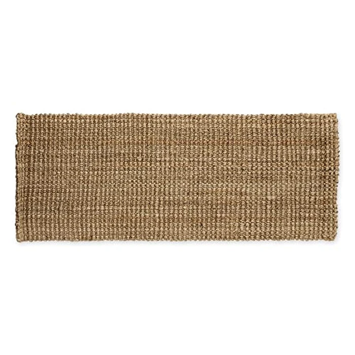 DII Sturdy Rolled Natural Indoor/Outdoor Jute Rug, 22x60, Natural by DII - Used - Very Good condition - US$27.90