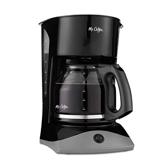 Mr. Coffee Black Coffee Maker, 12 Cups, with Auto Pause and Glass Carafe, Perfect for Home and Office Use by Mr. Coffee - Used - Acceptable condition - US$27.10