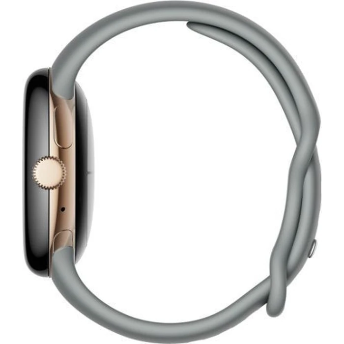 Google Pixel Watch 1 (Bluetooth + LTE) - 32GB - 30.4mm - Champagne Gold Stainless Steel Case with Hazel Fluoroelastomer Active Band by Google - Image 3