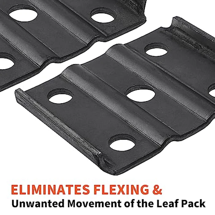 SPARKWHIZ Trailer U Bolt Kit, 5-1/2 inch U Bolt for 3,500 lb Trailer Axle, 2-3/8" Round Axle, 1/2” Diameter, 2" Thread Pitch, 2 Pack by SPARKWHIZ - Image 6