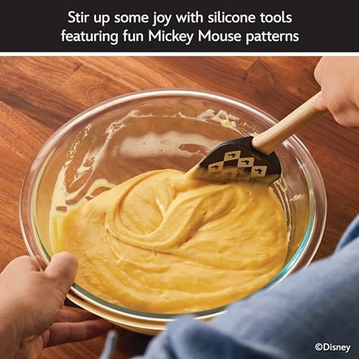 Disney Home Monochrome Spatula and Spoonula Set, 2 Piece - Black by Disney - Image 3