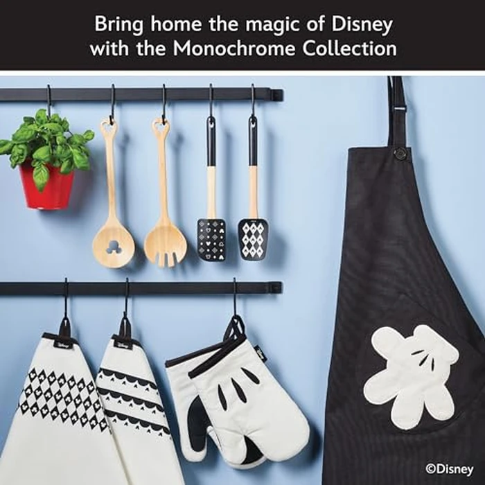 Disney Home Monochrome Spatula and Spoonula Set, 2 Piece - Black by Disney - Image 7