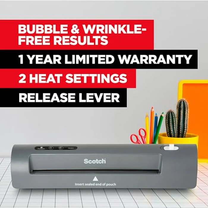 Scotch Thermal Laminator, 2 Roller System for a Professional Finish, Use for Home, Office or School, Suitable for use with Photos (TL901X) by Scotch - Image 2