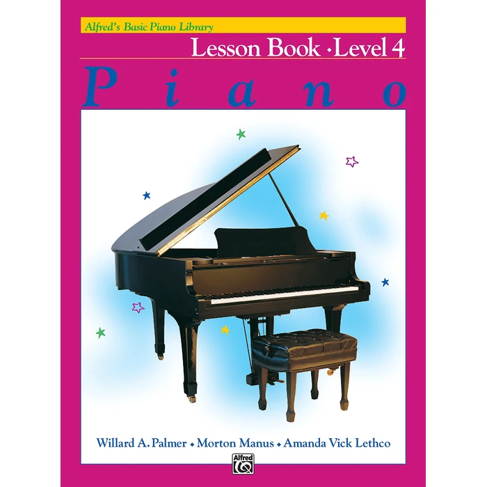 Alfred's Basic Piano Library Lesson Book, Bk 4 by Alfred Music - Used - Acceptable condition