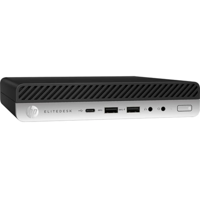 HP EliteDesk 800 G4 Desktop Mini Business PC - Intel Core i7-8700T 2.4GHz - 512GB - Black - 16GB RAM by HP - Image 2