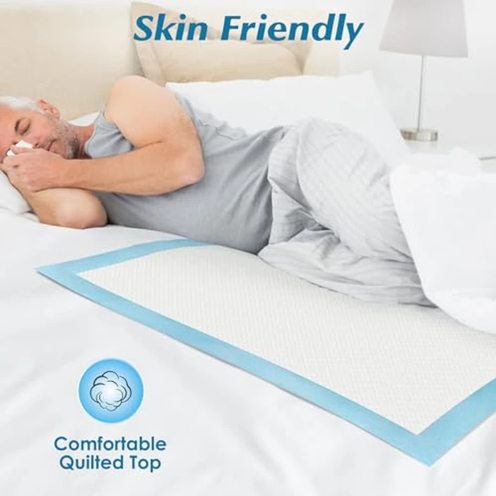 100 Count 22” x 22” Super Absorbency Disposable Underpads, Leakproof Quick Drying Disposable Pads for Baby, Puppy and Adults, Puppy Pads, Cat Pee Pads for Dogs, Potty Puppy Training Pads by Wowflash - Image 5