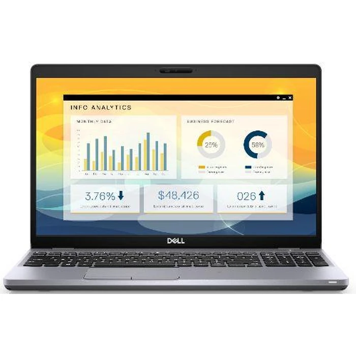Dell Precision 3550 Mobile Workstation Laptop 15.6" - Silver - Intel Core i5-10310U 1.7GHz - 4GB RAM - 256GB by Dell - Image 1