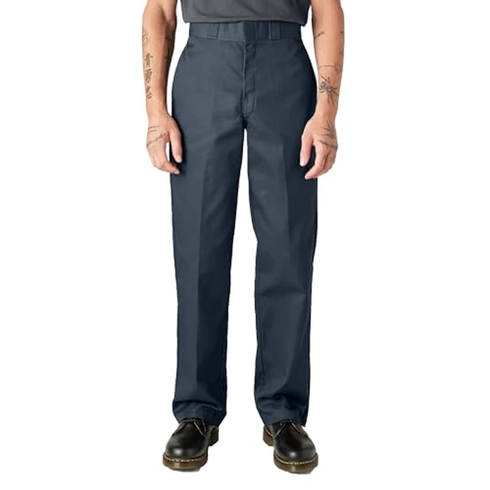 Dickies Men’s Original 874 Work Pants - Durable Straight Leg Uniform Trousers for Men, Ideal for Industrial or Office Use, Navy, 38W x 36L by Dickies - Used - Like New condition - US$19.94