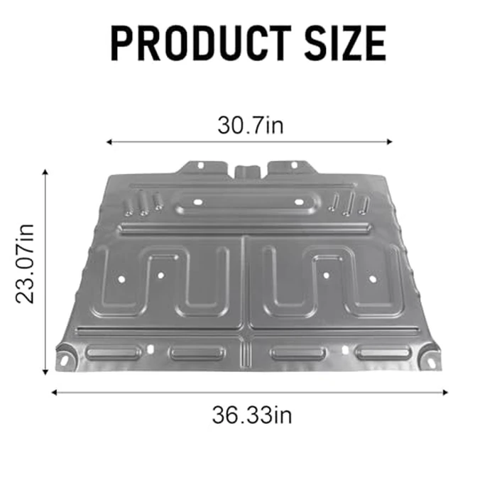 RUIANOMG ML3Z-7222-D Splash Panel Shield Replacement for Ford F150 2015-2020, Not Replacement for Raptor Model or 3.0L Diesel by RUIANOMG - Image 7