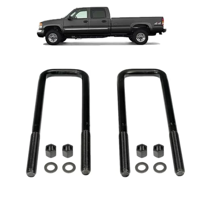 Eterpace 929-724 Rear Leaf Spring Axle U-Bolt Kit, Compatible with Cadillac Escalade 1999-2000, GMC Yukon Sierra 1967-2021, Chevy Silverado Suburban 1971-2021, Grade 8 Bolt, 5/8x 2 9/16x 9 5/8In by Eterpace - Used - Very Good condition