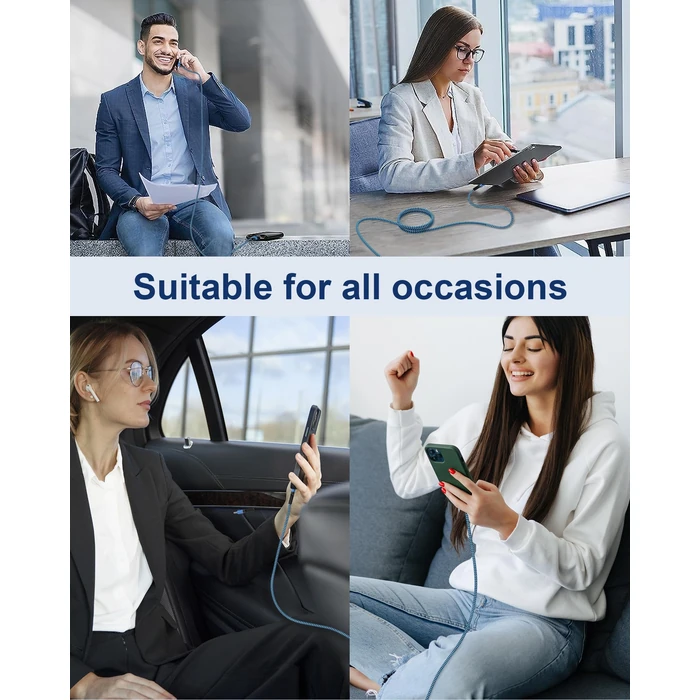 iPhone 15/16/17 Fast Charger Cable 10ft, Extra Long Braided Type C to C Power Cord Fast Charging for Apple iPhone 17/17e/16 Pro Max/16e/15/15Pro Max/15, iPad Pro Air Mini, Galaxy S26/S25, Pixel 10Pro by Ocbuo - Image 8