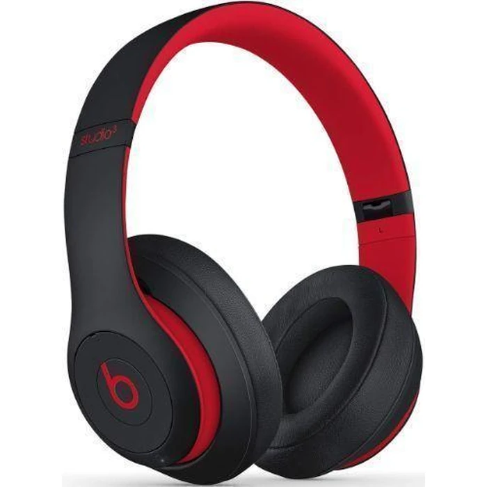 Beats by Dre Beats Studio3 Wireless Over‑Ear Headphones - Defiant Black-Red by Beats by Dre - Refurbished - Brand New condition