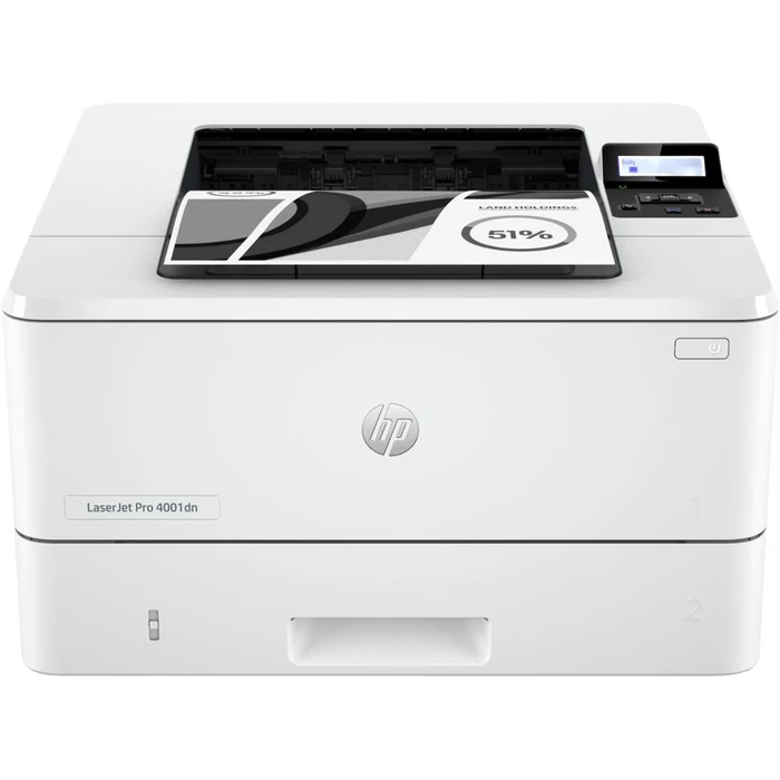 HP LaserJet Pro 4001dn Laser Printer - White by HP - Image 1