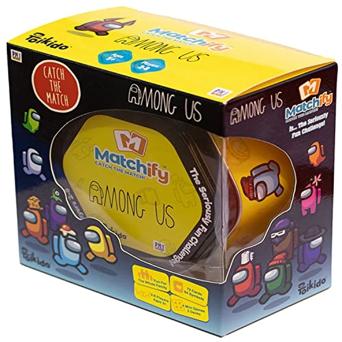 Matchify Card Game: Among Us Card Game| The Seriously Fun Challenge for Families Kids and Friends Travel Party Card Game - Catch The Match, Match Crewmates - Learning Game Easter Basket Stuffer by P.M.I. - Image 2