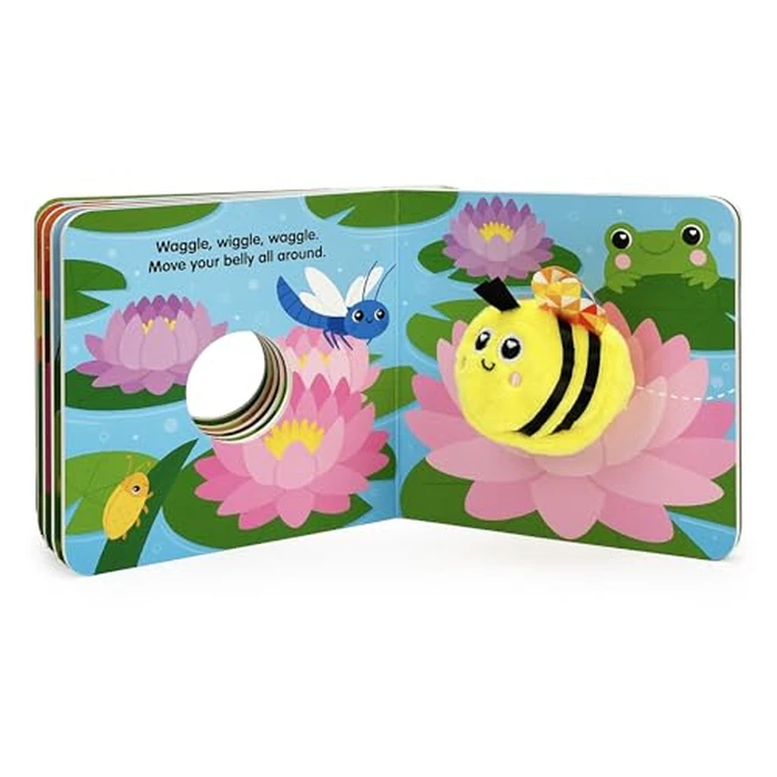 Busy Buzzy Bee Finger Puppet Board Book, Ages 1 - 3 by Cottage Door Press - Image 4