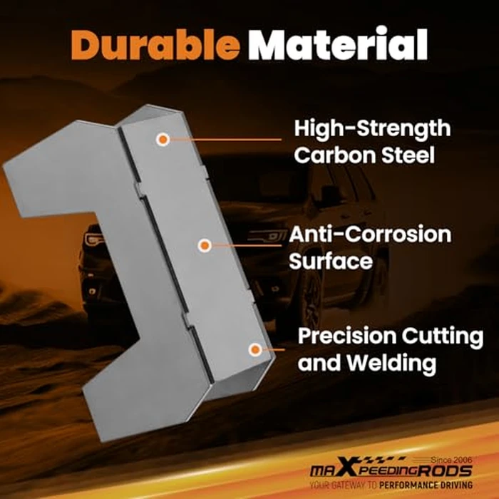 maXpeedingrods 6-9” C-notch Rear Frame for Chevy Silverado/GMC Sierra 1500 1999-2007, Weld-on Lowering Kit by maXpeedingrods - Image 2