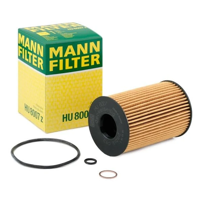 Mann Filter HU 8007 z Cartridge Oil Filter Replacement with Oil Drain Plug Gasket Compatible With BMW 750i xDrive, 760i xDrive, Alpina, M Series, X Series by Mann Filter - Image 2
