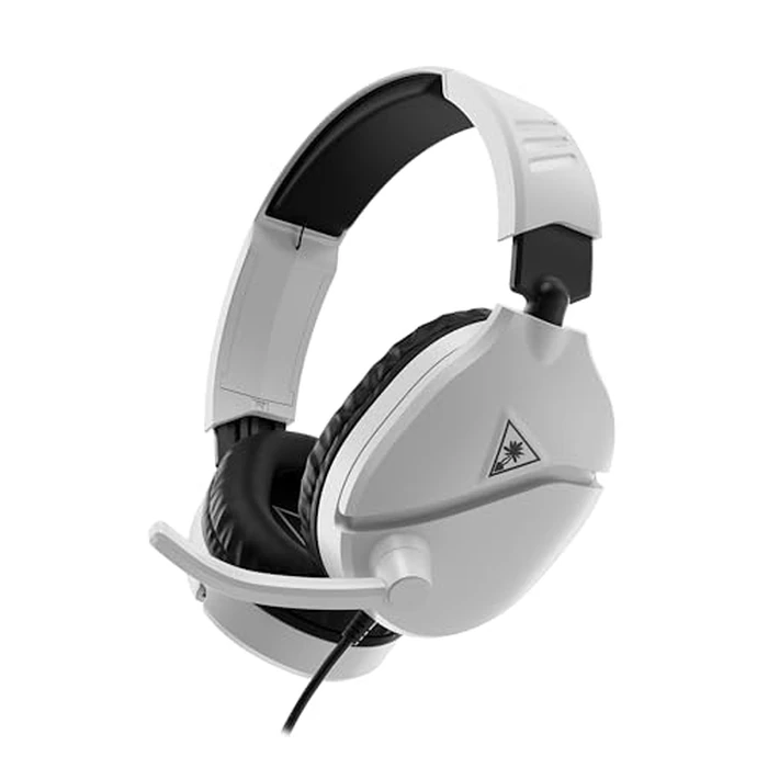Turtle Beach Recon 70 Multiplatform Gaming Headset for PS5, PS4, Xbox Series X|S, Xbox One, PC & Mobile w/ 3.5mm Wired Connection - Flip-to-Mute Mic, 40mm Speakers, Lightweight Design, White by Turtle Beach - Used - Acceptable condition - CA$23.03