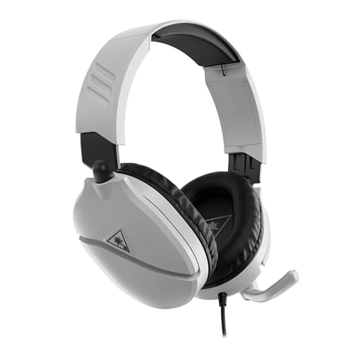 Turtle Beach Recon 70 Multiplatform Gaming Headset for PS5, PS4, Xbox Series X|S, Xbox One, PC & Mobile w/ 3.5mm Wired Connection - Flip-to-Mute Mic, 40mm Speakers, Lightweight Design, White by Turtle Beach - Image 3