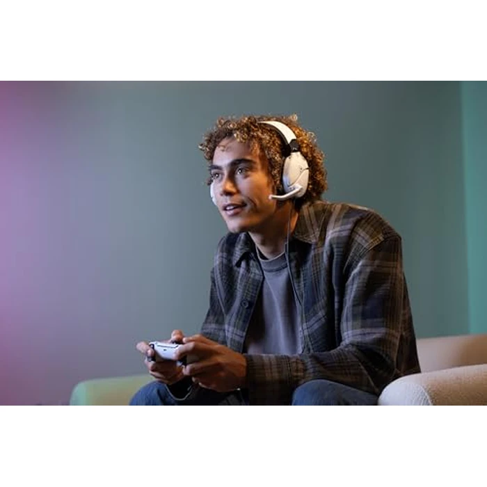 Turtle Beach Recon 70 Multiplatform Gaming Headset for PS5, PS4, Xbox Series X|S, Xbox One, PC & Mobile w/ 3.5mm Wired Connection - Flip-to-Mute Mic, 40mm Speakers, Lightweight Design, White by Turtle Beach - Image 7