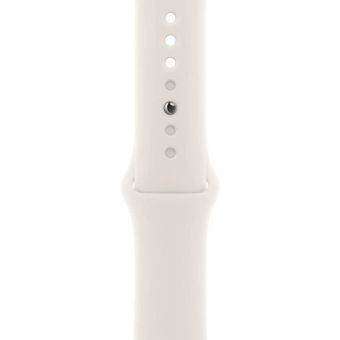 Apple Watch Series 10 (Cellular + GPS) - 64GB - 42mm - Rose Gold Aluminum Case with Starlight Rubber Sport Band - One Size by Apple - Image 3