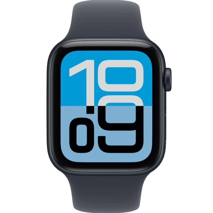 Apple Watch SE 3rd Gen (2025) (Cellular + GPS) - 64GB - 40mm - Midnight Aluminum Case with Black Silicone Sport Band - S/M Size by Apple - Refurbished - Excellent condition