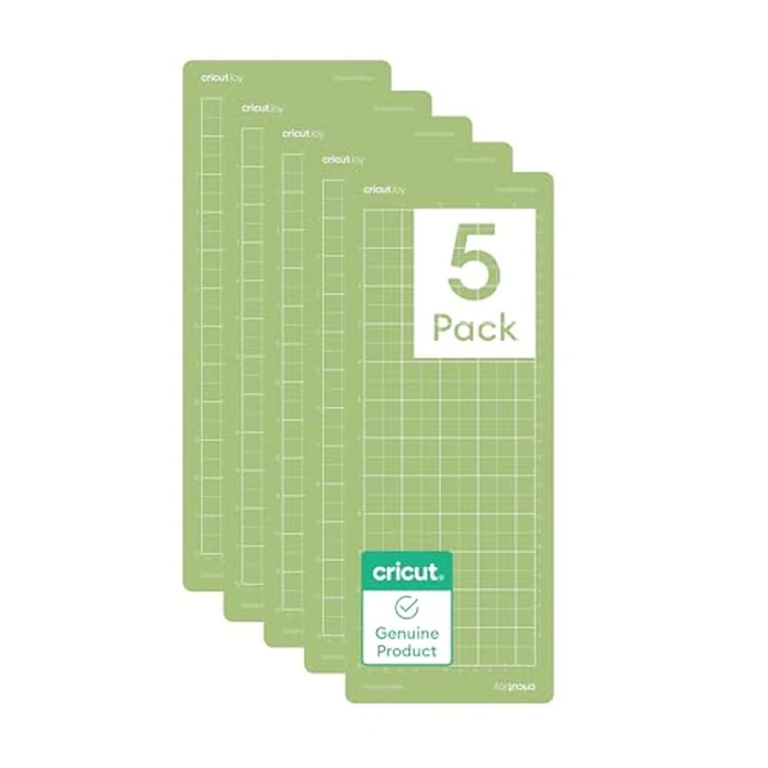 Cricut StandardGrip Mat Pack (5 Count, 4.5in x 12in) - for Joy Machine by Cricut - Image 1